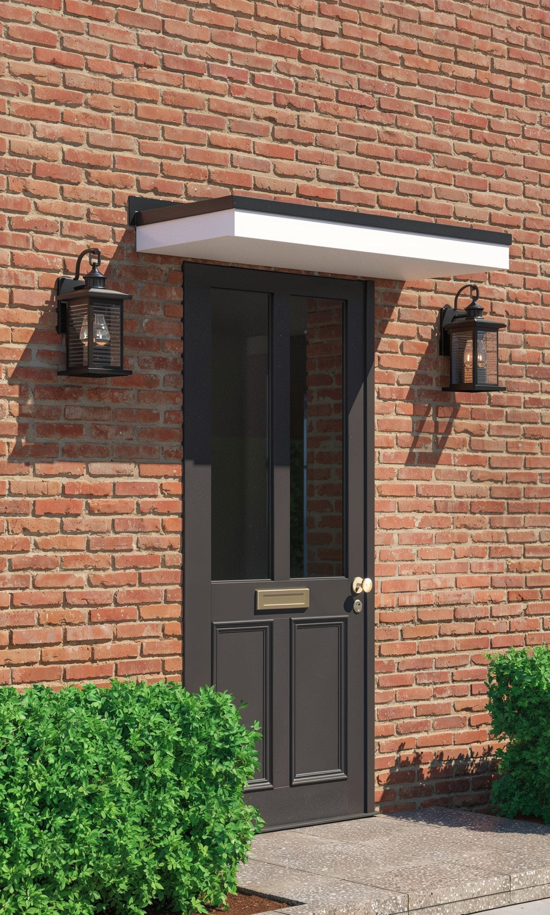Flat roof canopy
